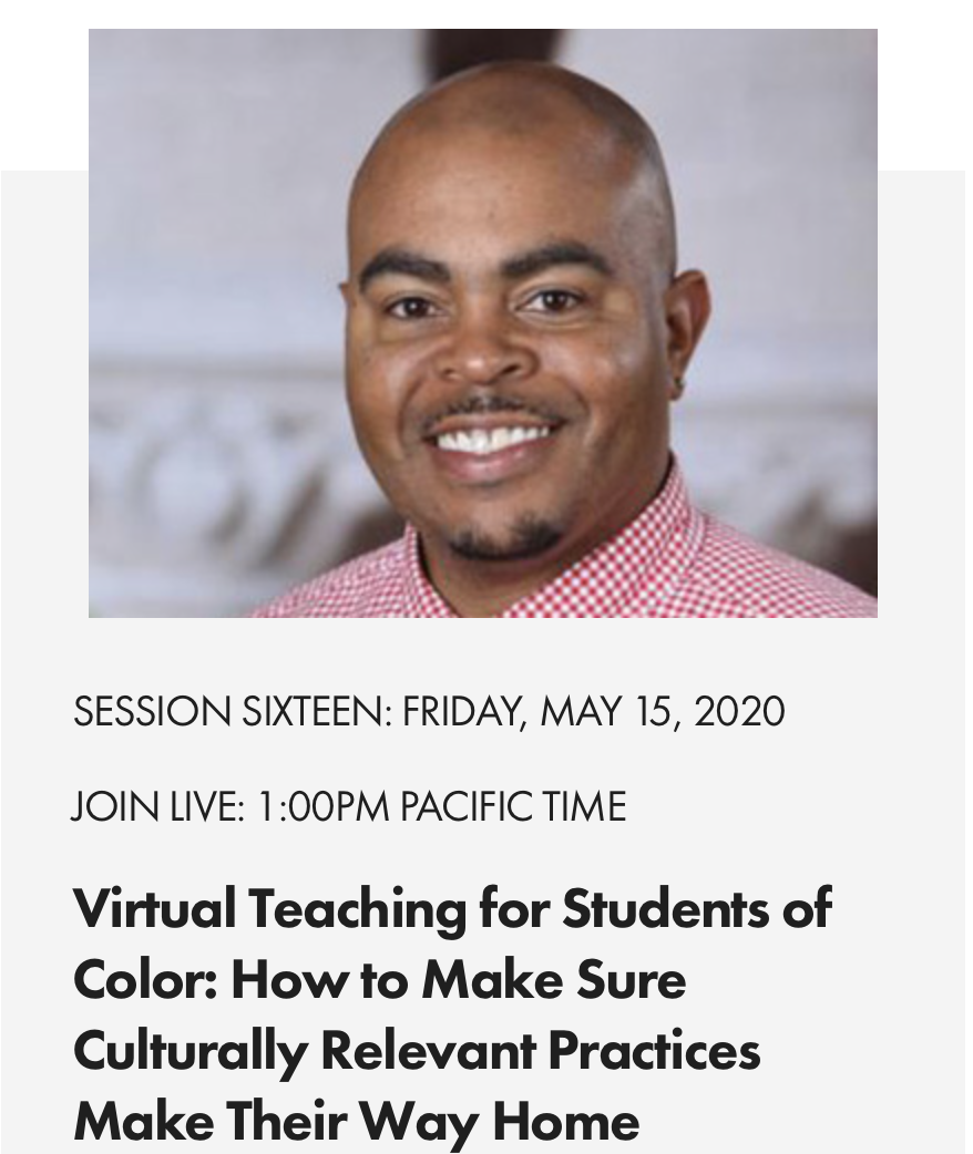 Virtual Teaching for Students of Color