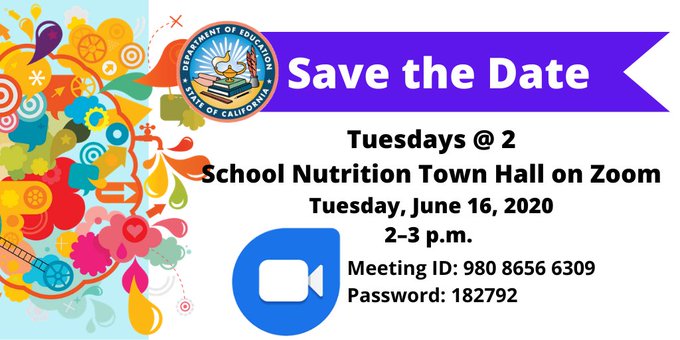 School Nutrition Town Hall #3