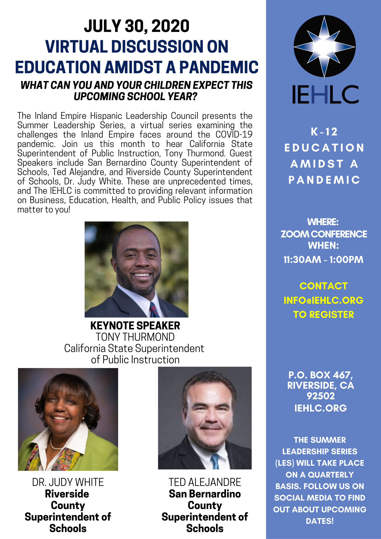 Virtual Discussion on Education Amidst a Pandemic