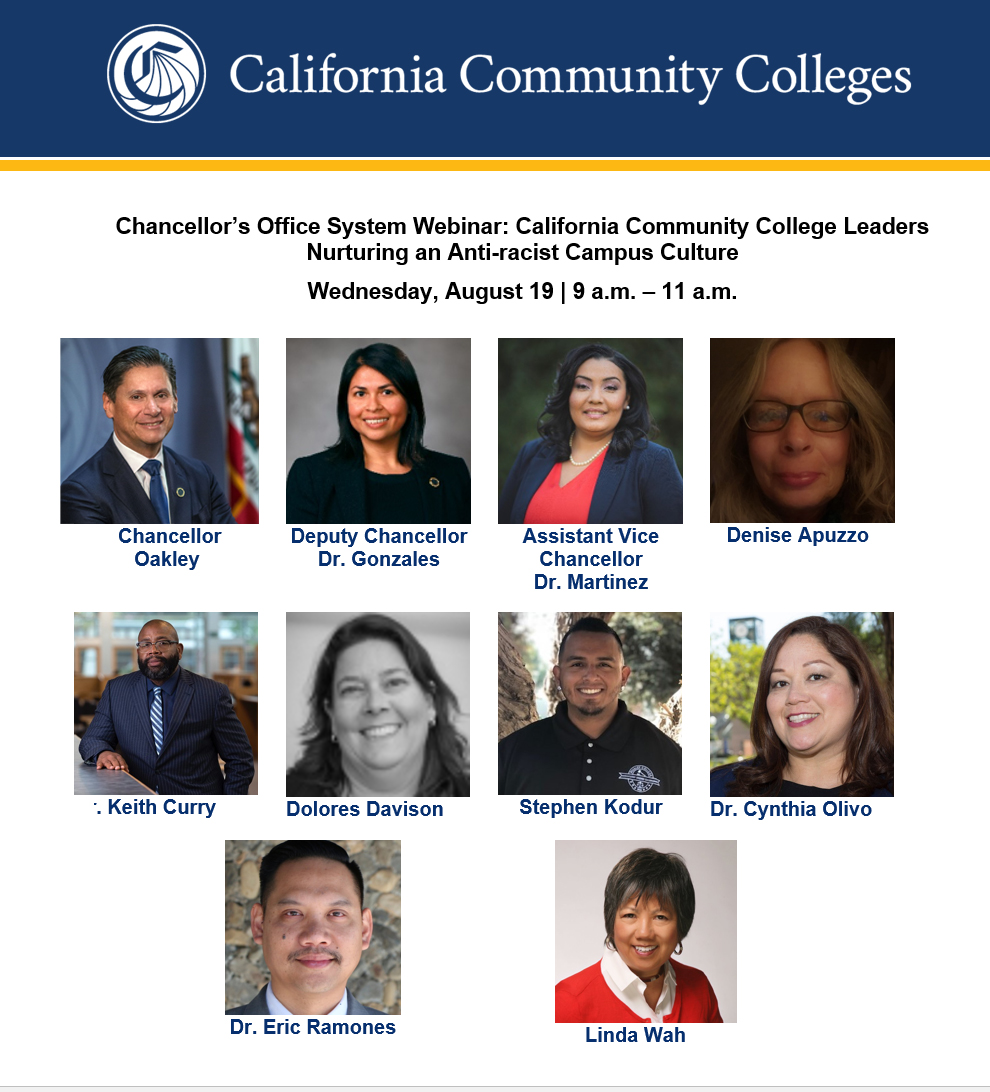 California Community College Leaders Nurturing an Anti-Racist Campus Culture